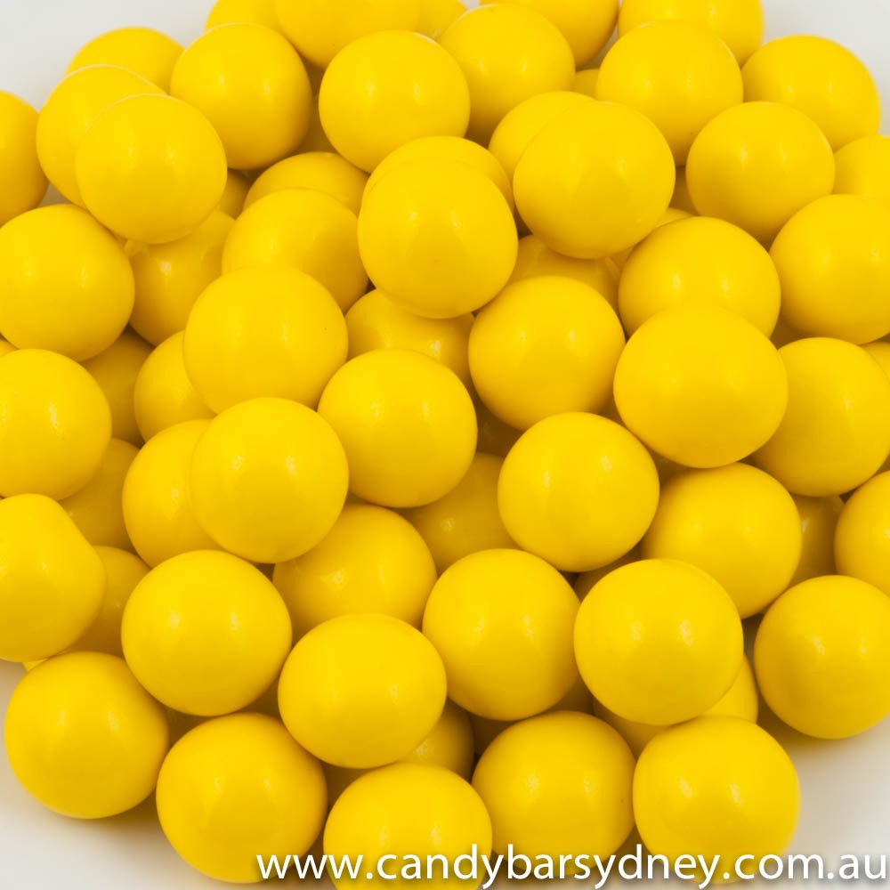Yellow Chocolate Balls 1kg Wizard Candy Bar Sydney